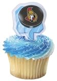 Ottawa Senators Cake Cupcake Toppers (12 Pack)