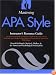 Mastering APA Style: Instructor's Resource Guide