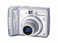 Canon PowerShot A540 6MP Digital Camera with 4x Optical Zoom
