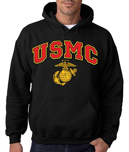 Usmc Marines Black Hoodie