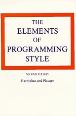 The Elements of Programming Style
