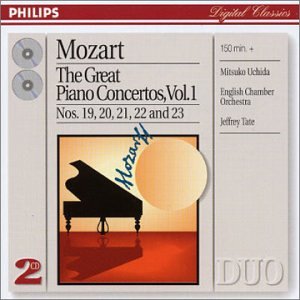 CD-Charts  Music : Mozart: The Great Piano Concertos Vol. 1
