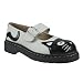 T.U.K. Mary Janes CATFACE T2005 white