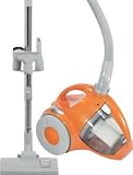 LUXUS BODEN SAUGER STAUBSAUGER BODENSAUGER MIT EXTRASTARKEN 2300 WATT INKL HEPA FILTER UND 3 VERSCHIEDENEN BORDENBÜRSTEN IN ORANGE NEU + OVP