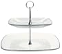 Anchor Hocking Union Square 2-Tier Tidbit Tray
