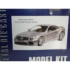 MERCEDES-BENZ SL65 SL 65 AMG BLACK SERIES SILBER GRAU KIT BAUSATZ 1/18 MONDO MOTORS MODELLAUTO MODELL AUTO