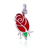 Sterling Silver Rose Charm