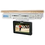 GPX KCLD8815DT Under-Cabinet 7-Inch Widescreen LCD TV with DVD Player and AM/FM/Weatherband Radio