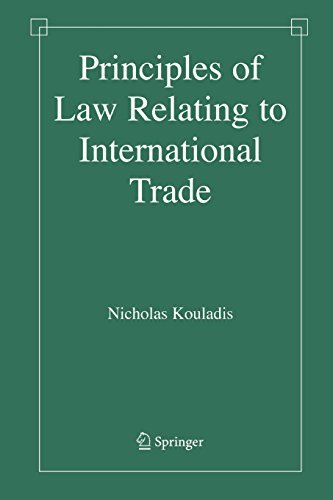 Principles of Law Relating to International Trade