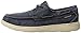 Skechers USA Men's Status Melec Boat Shoe,Navy,10 D US