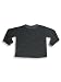 Caribe - Boys Long Sleeved Striped Tee, Charcoal, Black