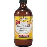 Vitacost Liquid Finest Fish Oil Omega-3 DHA & EPA Lemon -- 16.9 fl oz