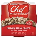 Purina Chef Michael's Canine Creations Sirloin Steak in Sauce Canned Dog Food 12/3-oz cans-