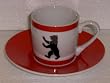 Espressotasse mit Berlin Flagge