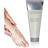 Dead Sea Mineral Foot Cream by LeliaSea • No More Cracked Feet GUARANTEED • Deliciously Gentle Floral Scent • Aqua Based Smooth and Non-Oily Texture • As Seen at VIP Hotel Suites in the USA