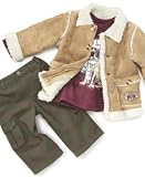 Nannette Baby Boy 3-Piece Jacket Set