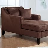 Sutton Club Chaise Lounge - Mocha - 38519-M