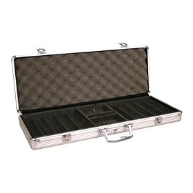 500 Capacity Aluminum Chip case – Black Interior