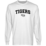 NCAA Pacific Tigers White Logo Arch Long Sleeve T-shirt