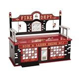 Levels of Discovery Firefighter Toy Box Bench