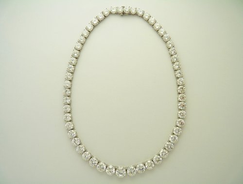Click here for Platinum Diamond Riviera Necklace prices
