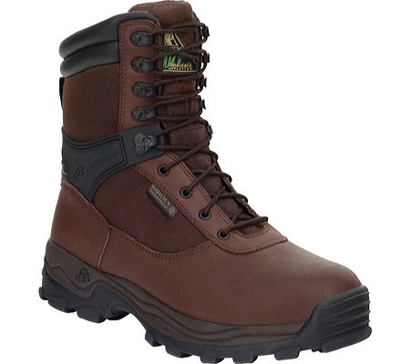 Rocky FQ0006486 Men's Rebel Dark Chocolate Steel Toe 8-inch Boot