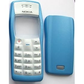 GENUINE Nokia 1100 1101 FASCIA plus KEYPAD - Includes free Hi-etech mobile phone sleeve