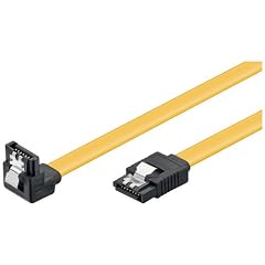 Wentronic HDD S-ATA Kabel 1,5GBs/3GBs/6GBs (S-ATA L-Type auf L-Type 90) 0,5m gelb