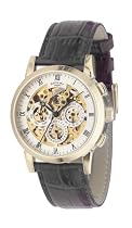 Rotary Gents Gold Plated Leather Strap Watch GS02375/01