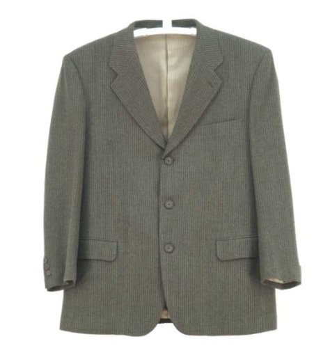 MANCHES 3ッボタンスリーピーススーツ （モスグリーン） （3L）