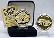24KT Gold Super Bowl XVIII Flip coin