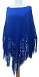 Handmade Maternity Poncho - Blue Jewel (100% Wide Hand-crocheted Border) Handmade Maternity Poncho - Blue Jewel (100% Wide Hand-crocheted Border)