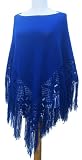 41VJoeRhlHL. SL160  Handmade Maternity Poncho   Blue Jewel