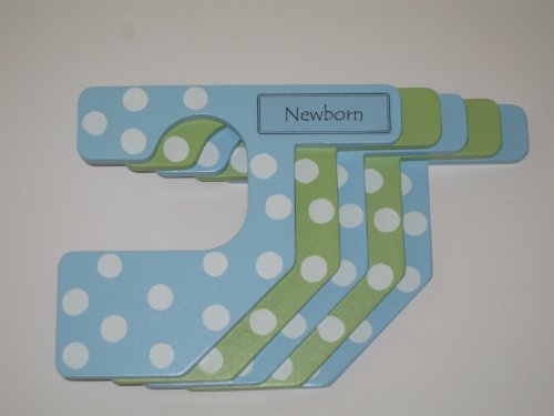 The Happy Closet Baby Closet Dividers, Blue and Green
