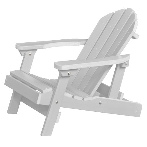 Highwood Folding and Reclining Child Size Adirondack Chair, White