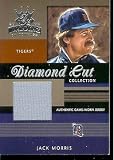 2005 Diamond Kings Jack Morris Diamond Cuts Game Worn Jersey Detroit Tigers Baseball Card - Mint Condition - Shipped In Protective ScrewDown Case! at Amazon.com