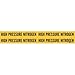 Brady 7140-4, 90244 Self-Sticking Vinyl Pipe Marker, (Pack of 50 Cards)
