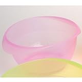 SiliconeZone Collapsible Colander, Translucent Pink