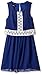 Amy Byer Girls' Big Chiffon Dress with Crochet Trim