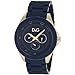 D&G Dolce & Gabbana Men's DW0779 Chamonix Yellow Gold Blue Dial Blue Bracelet Watch