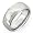 Tungsten Carbide Men's Ladies Unisex Ring Wedding Band 8MM (5/16 inch) Dome Shaped Shiny Polish Comfort Fit (Available in Sizes 8 to 12) size 8