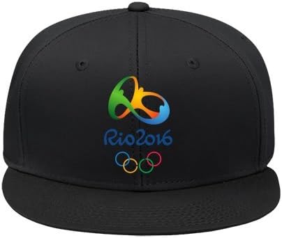 IKAI 2016 Brazil Rio Olympic Games Logo Hip Hop Cap Black Medium