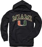 Miami Hurricanes Black Perennial II Hooded Sweatshirt