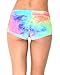 iHeartRaves Tie Dye Velvet Rave Booty Shorts