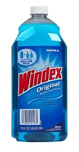 Windex, Blue, 2-Liter Bottles (Pack of 6)