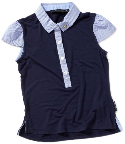 Calvin Klein Jeans M&auml;dchen Poloshirt CGP195 JFS08, Gr. 164 (14 Jahre), Blau (792) Preisvergleich