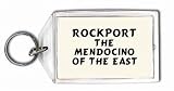Rockport: The Mendocino Of The East Keychain