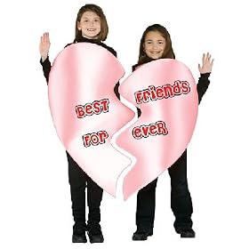 Childs Best Friends Forever Costume, Childs Medium (sizes 7-10)