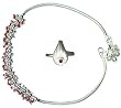 Anklet Toe Ring Pair Sterling Silver Ankle Jewelry 10.5 inches (anklt547)