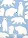 Polar Bear Print Paper- 19x26 Inch Sheet